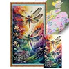 Dragonfly-14CT Stamped Cross Stitch 40*70cm(Big Size)