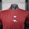 25/26 Player Version Arsenal Red Retro Soccer Jersey