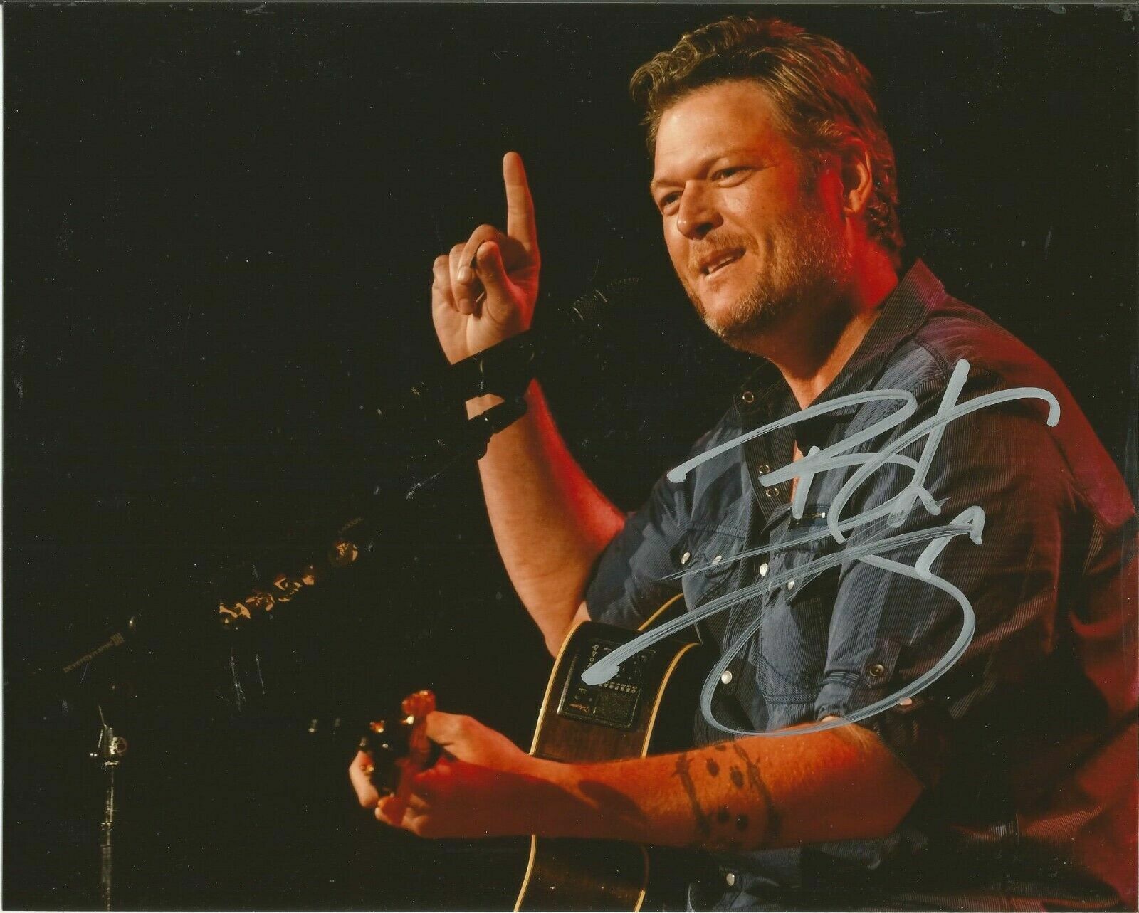 Blake Shelton Autographed Signed 8x10 Photo Poster painting REPRINT