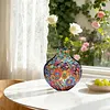 Gras-DIY, k&uuml;nstlerische Vase, Desktop, Diamantkunstkit, doppelseitiger Bohrer, Wohnaccessoire