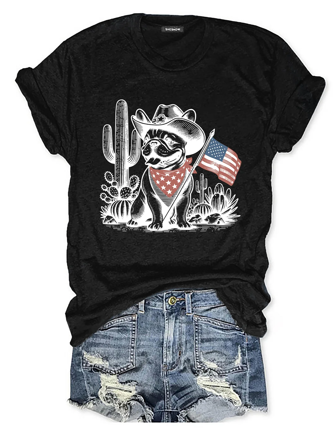 French Bulldog 4th Of July T-shirt