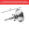 BBQ Barbecue Thermometer Display Oven Grill Rotisserie Food Temp Gauge