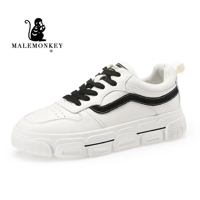 Casual Shoes Women White Flat Shoes 2021 Spring Autumn Fashion Outdoor Round Toe Lace up Breathable Comfortable Female Shoes