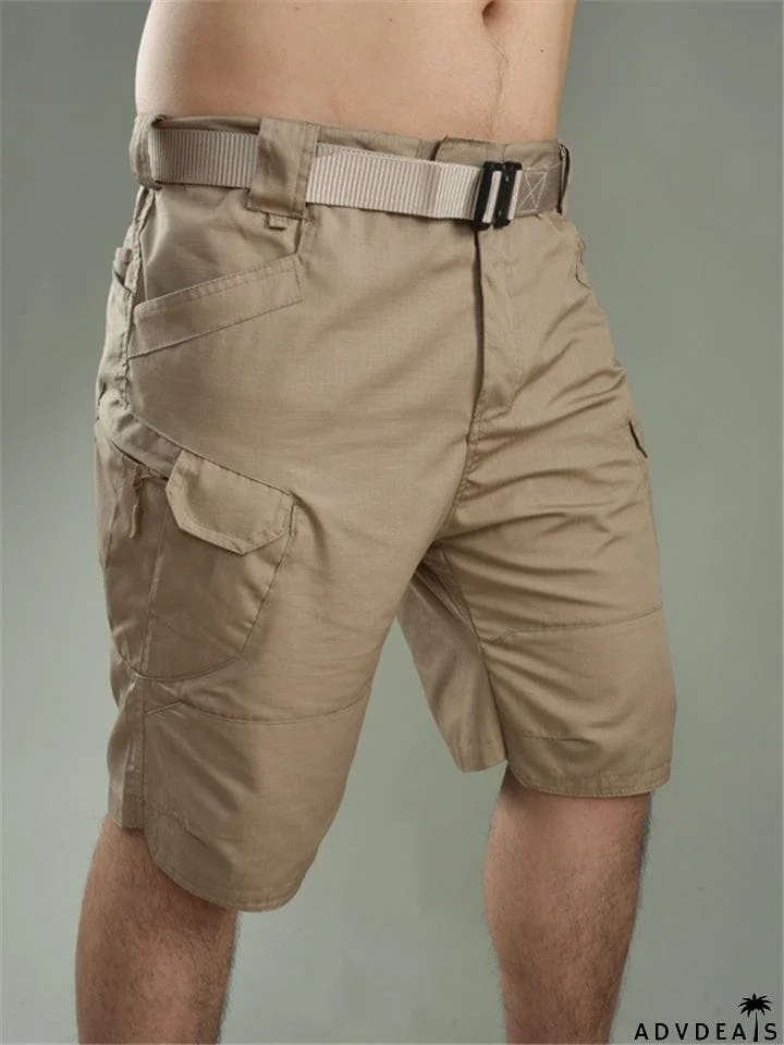 Men's Waterproof Quick Dry Breathable Tactical Cargo Shorts