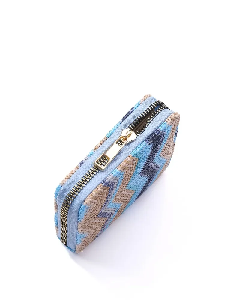 Chevron Pattern Coin Purse