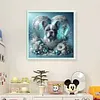 Love Bulldog-11CT Stamped Cross Stitch 45*45cm