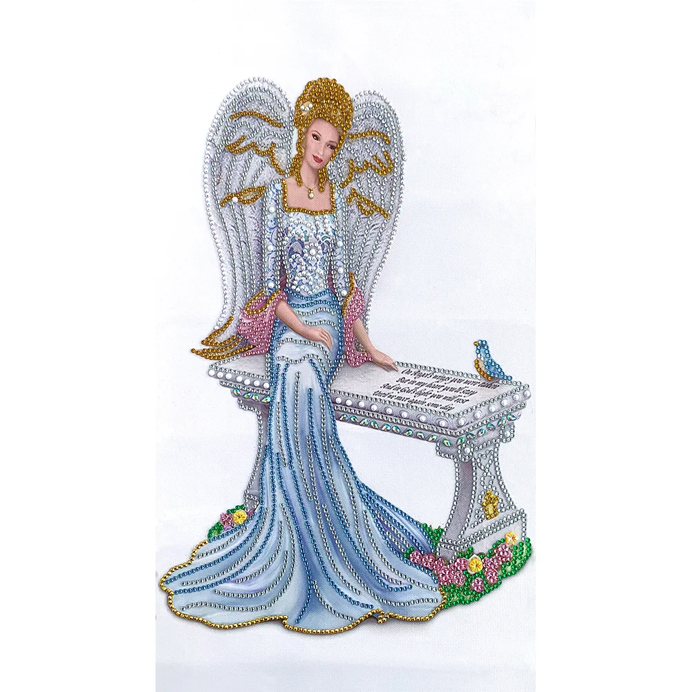 Diamond Painting - Special Shape - Angel Women(30*50cm)