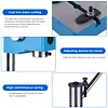 [US Local Warehouse] 0.5 Ton Arbor Press Manual Hand Punching Machine Desktop Punch Press Machine for Metal & Non-Metal Bending Stretching Forming