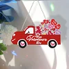 Diamond Painting Acrylic Love Truck Hanging Pendant