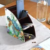 DIY Diamond Painting Kit dreieckige Organizer-Box Flussschildkr&ouml;te Holzkiste