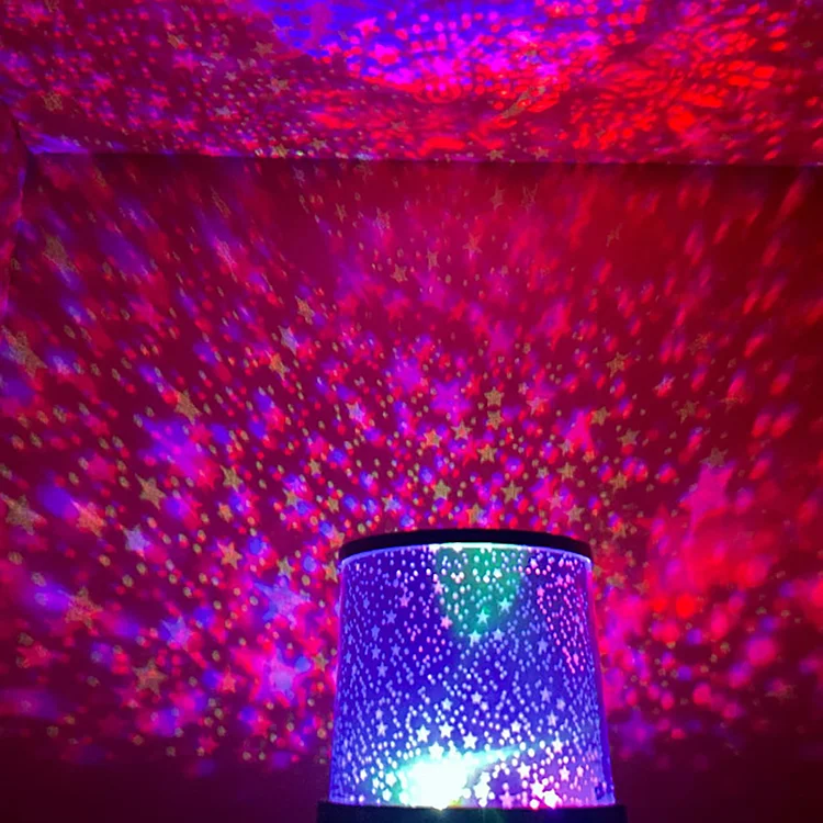 Rotating Atmosphere Starry Sky LED Projector Lamp with Music