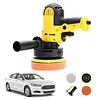 EU Electric Car Polishing Machine with Buffing Sponge Auto Detailing Handheld Polisher Adjustable Speed Scratch Repair Grinding Machine Car Accessories Power Tools
