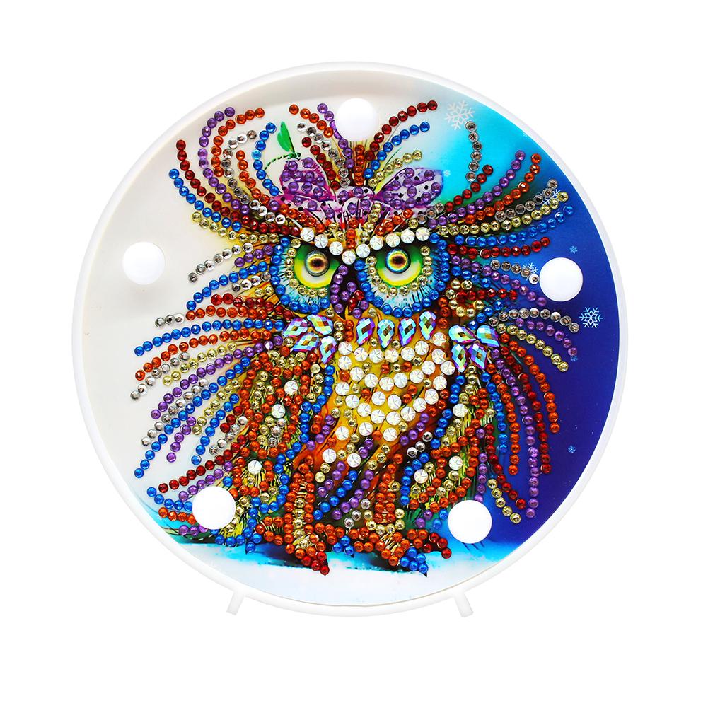 

Owl-DIY Creative Diamond LED Lamp, 501 Original