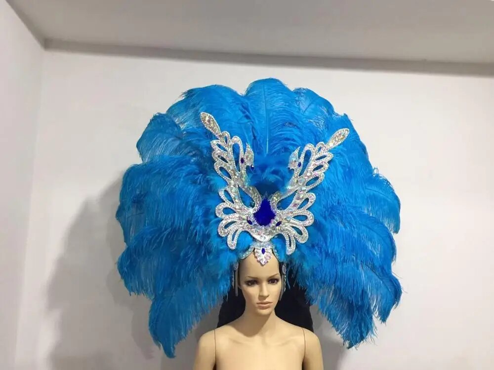 VCSHOES Lo Spettacolo Di Danza Copricapo Di Piume Di Accessori Di Abbigliamento La FESTA La Maschera IL Festival