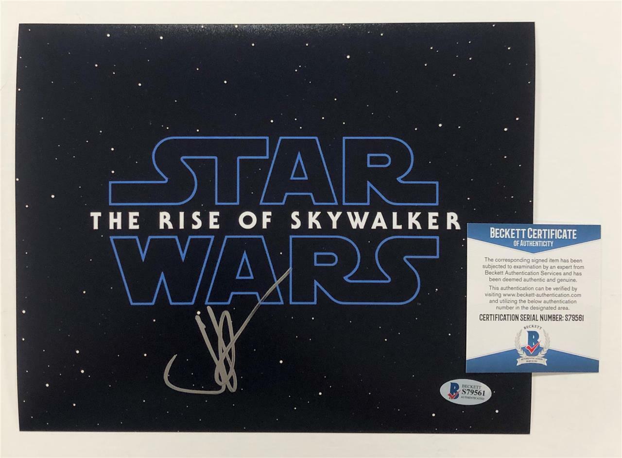 Director JJ Abrams signed Star Wars The Rise of Skywalker 8x10 Photo Poster painting D ~ BAS COA