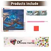 Diamond Painting -DIY Round Drill Turtle(40x40cm)