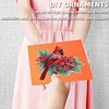 6pcs DIY Diamond Painting Greeting Card Set for Holiday Blessings Christmas Gift