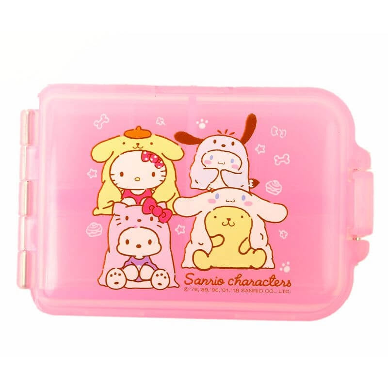 Hello Kitty Sanrio Characters Day Pill Box Medicine Case Vitamin Holder Storage Box 7 Section Pink A Cute Shop - Inspired by You For The Cute Soul 