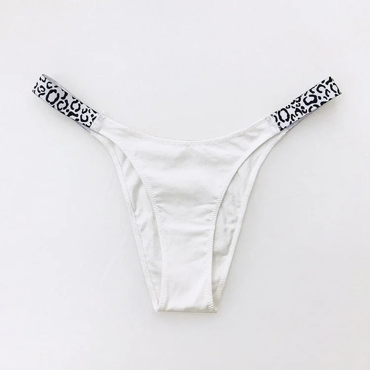 European And American New Panties Sexy Solid Color Panties Fashion Comfort Zebra G-String Low Waist Seamless Underpants Lingerie