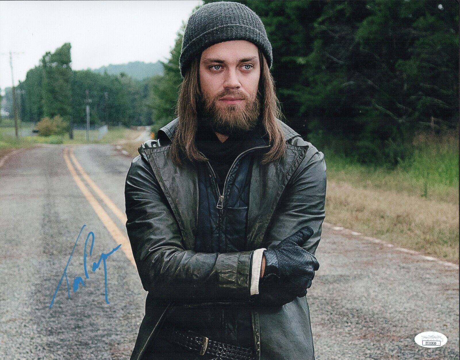 TOM PAYNE Signed JESUS 11x14 Photo Poster painting IN PERSON Autograph WALKING DEAD JSA COA Cert