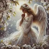 Praying Angel - 11CT Stamped Cross Stitch - 50*50cm