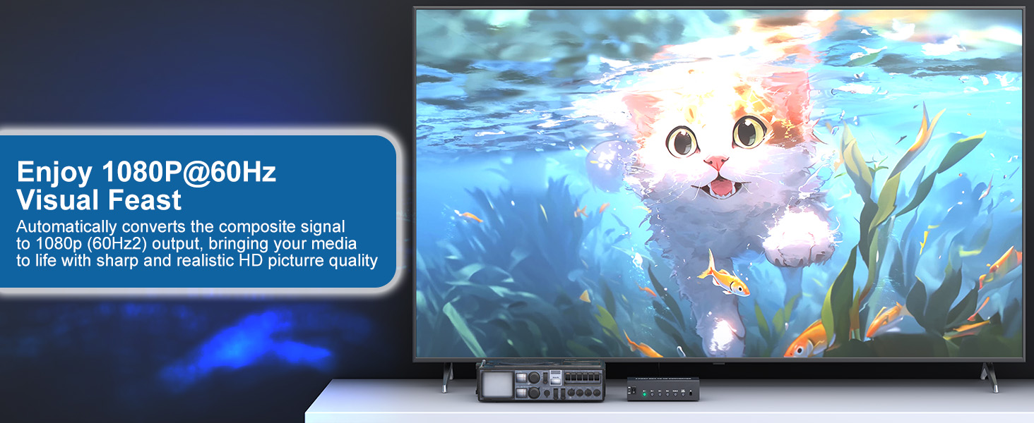 av to hdmi converter multiple ports