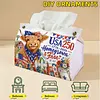 Diamond Painting 250th Anniversary Tissue Box for Kitchen Restaurant Bar Office Party
