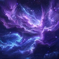 Dreamy Galactic Landscape - Diamond Painting