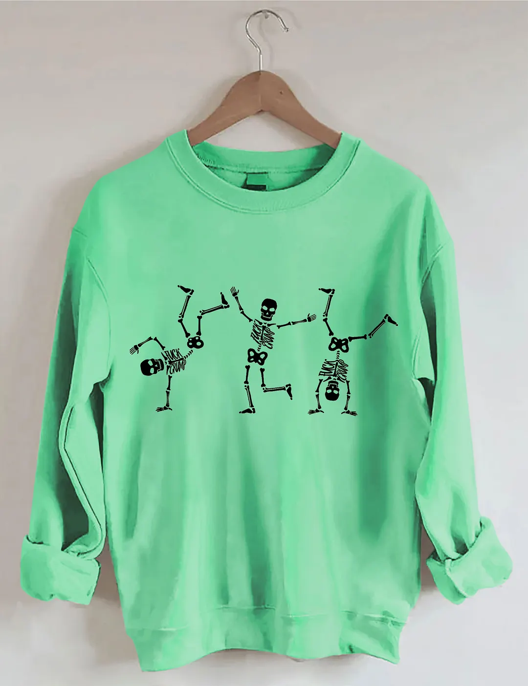 Slightly Subtle FDT Halloween Skeleton Sweatshirt