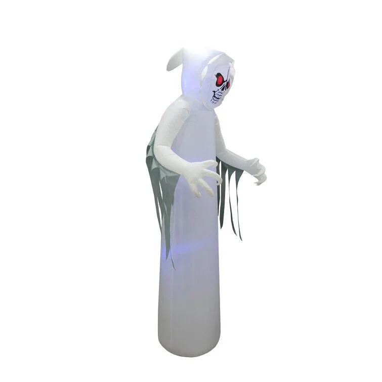 Ghost with Color Change LEDs Yard Halloween Inflatable