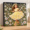 Flower Girl-Diamond Painting Pearl Art Kit(30X30cm)