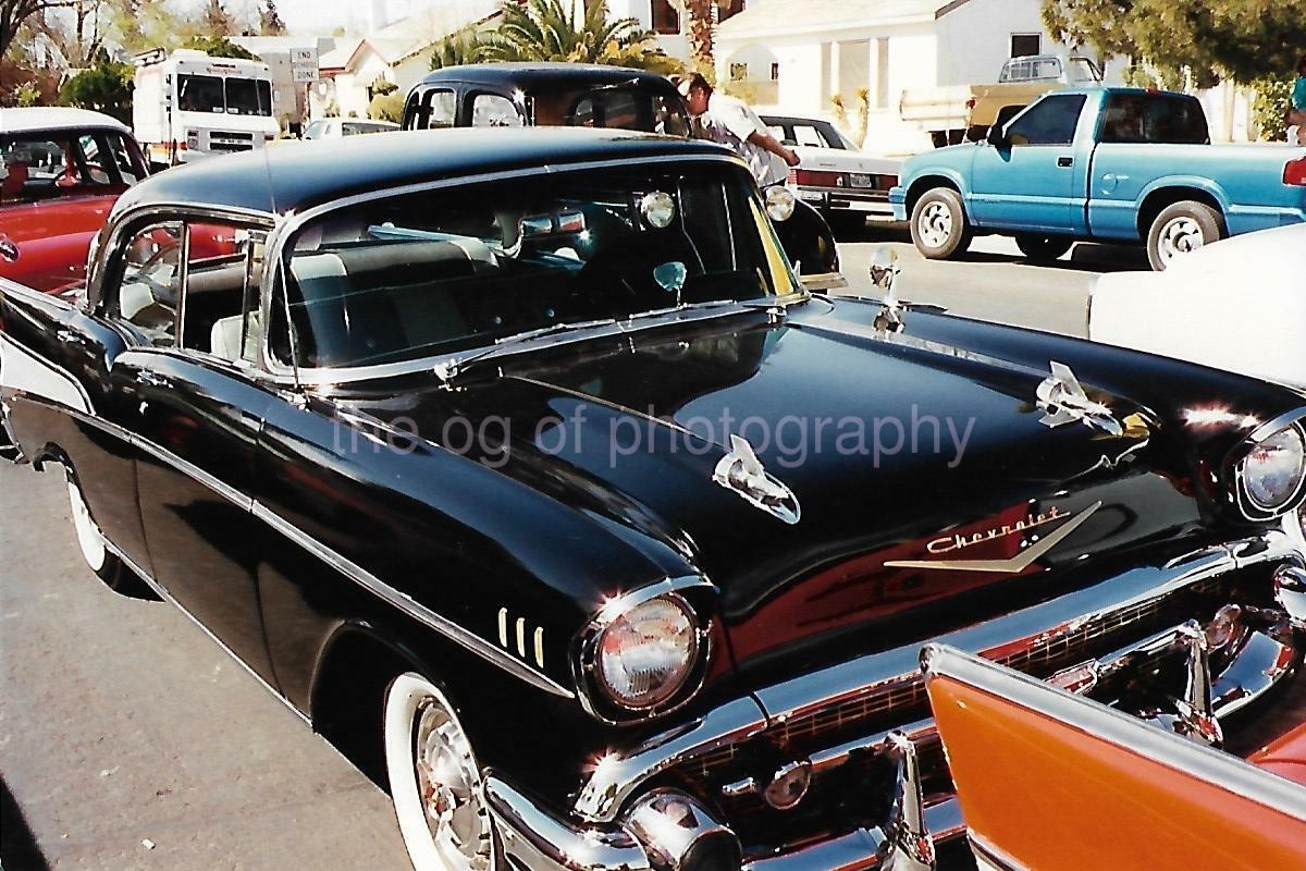 Classic Car FOUND Photo Poster painting ColorOriginal Snapshot VINTAGE 03 21 W