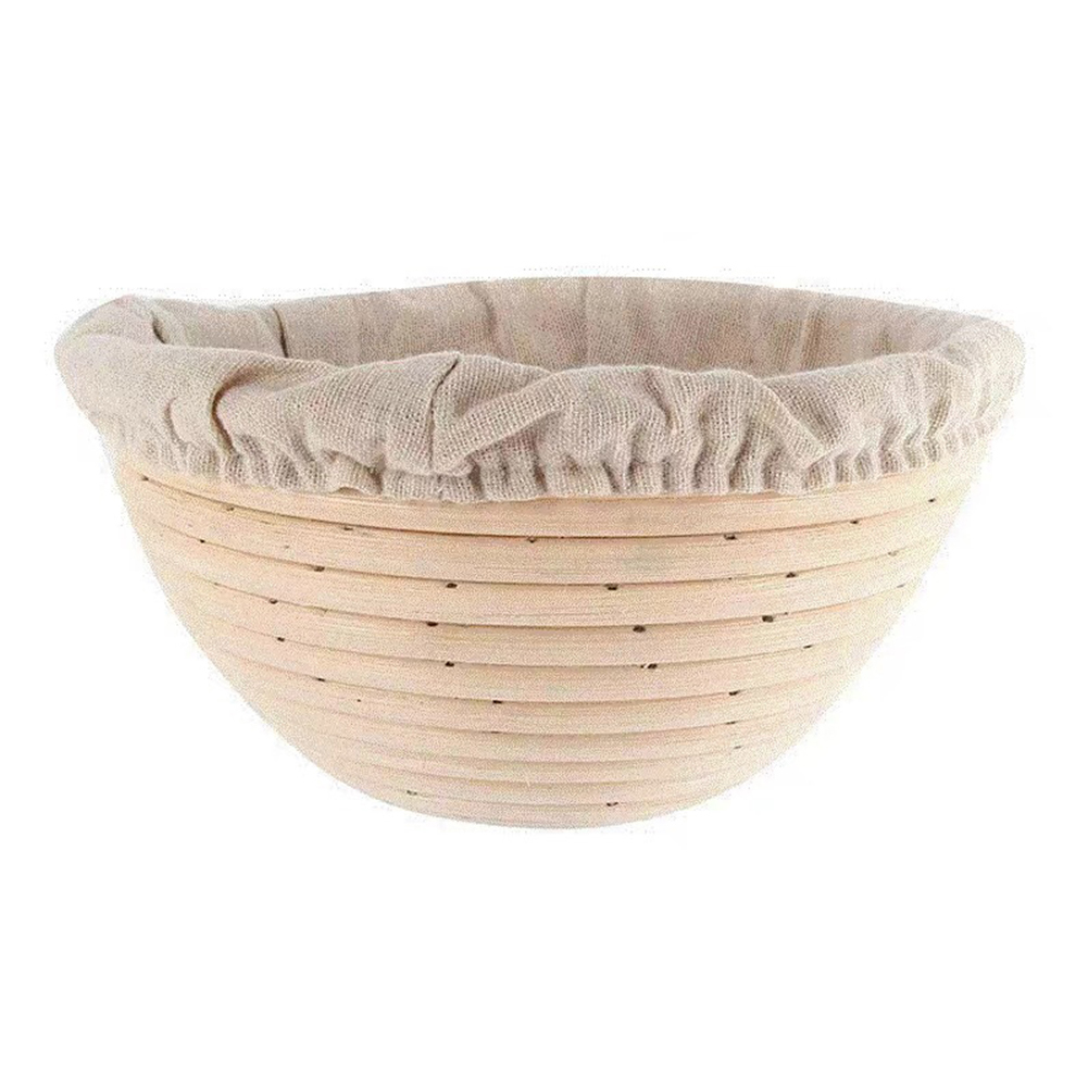 

Rattan Fermentation Dough Bread Proofing Proving Basket with Cloth Cover, 501 Original