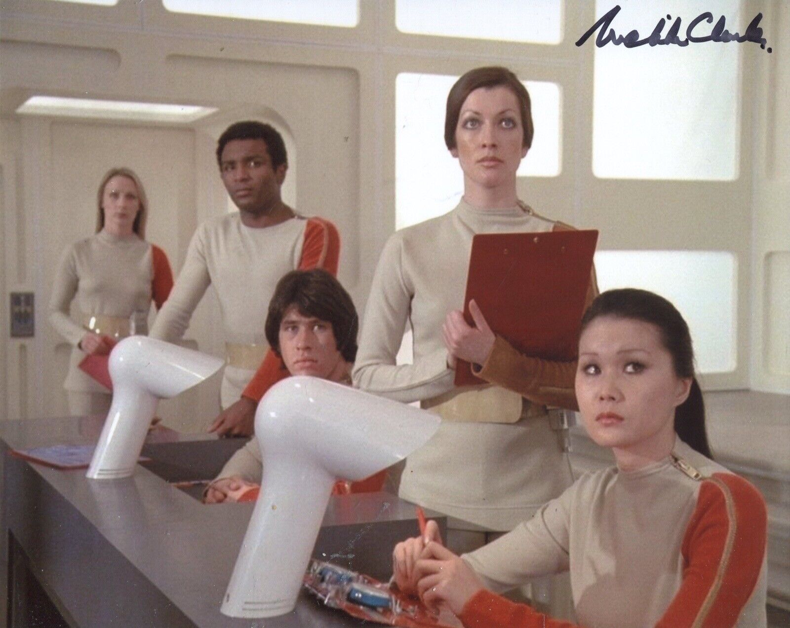 SPACE 1999 science fiction TV series Photo Poster painting signed by Melita Clarke