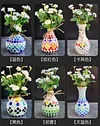 Wooden Vase Solid Mosaic Art Handmade Pasting Material Pack DIY Creative Decoration Kit