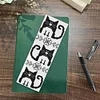 Cartoon Cat-11CT Stamped Cross Stitch Bookmark 18*6cm(Double Sided)