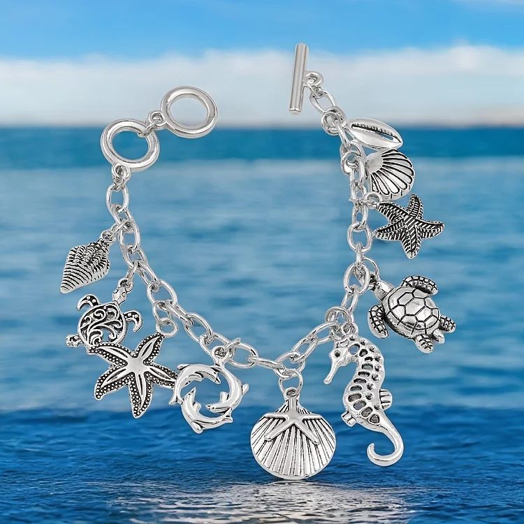 Retro Turtle Starfish Shell Bracelet