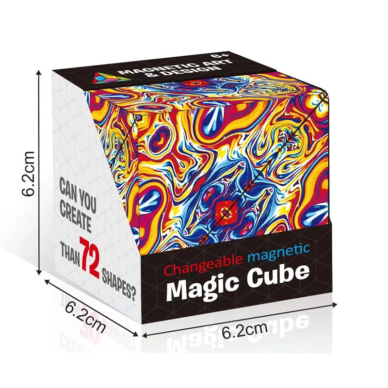 CHANGEABLE MAGNETIC MAGIC CUBE-(👍BUY 2 FREE SHIPPING)