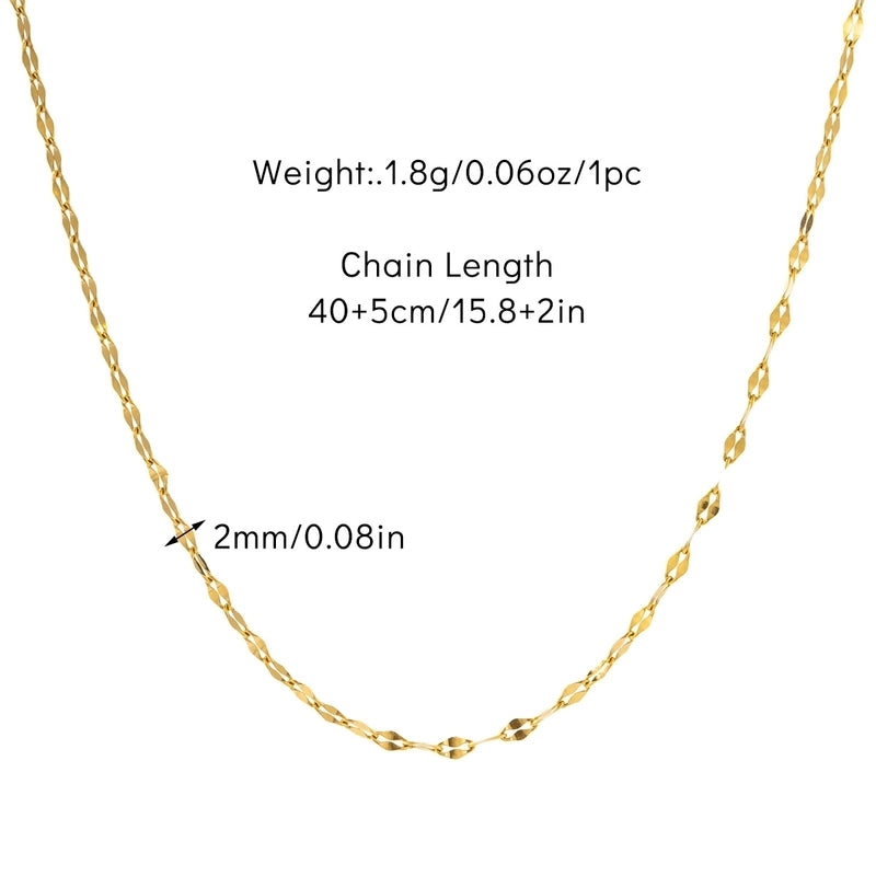 Retro Minimalist Geometric Titanium Steel Plating