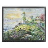 >SALE<Full Embroidery Cotton Thread 14CT Counted Lighthouse V Cross Stitch 57x46cm