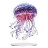 DIY Diamond Painting Jellyfish Acrylic Desktop Ornament