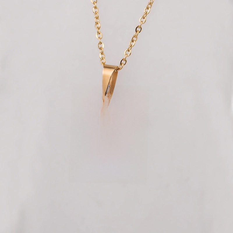 Casual Streetwear Cross Stainless Steel None 18K Gold Plated Unisex Pendant Necklace