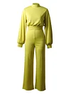 Urban Style Long Sleeves+Straight Leg Jumpsuits