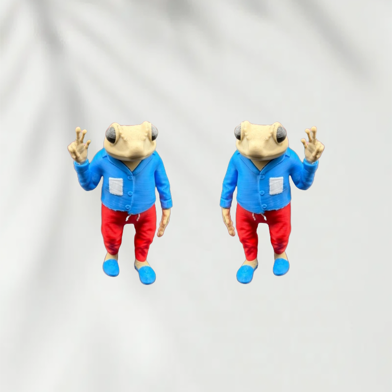 sapo concho bad bunny DTMF Figure 2pcs Harvey Harvington Plush