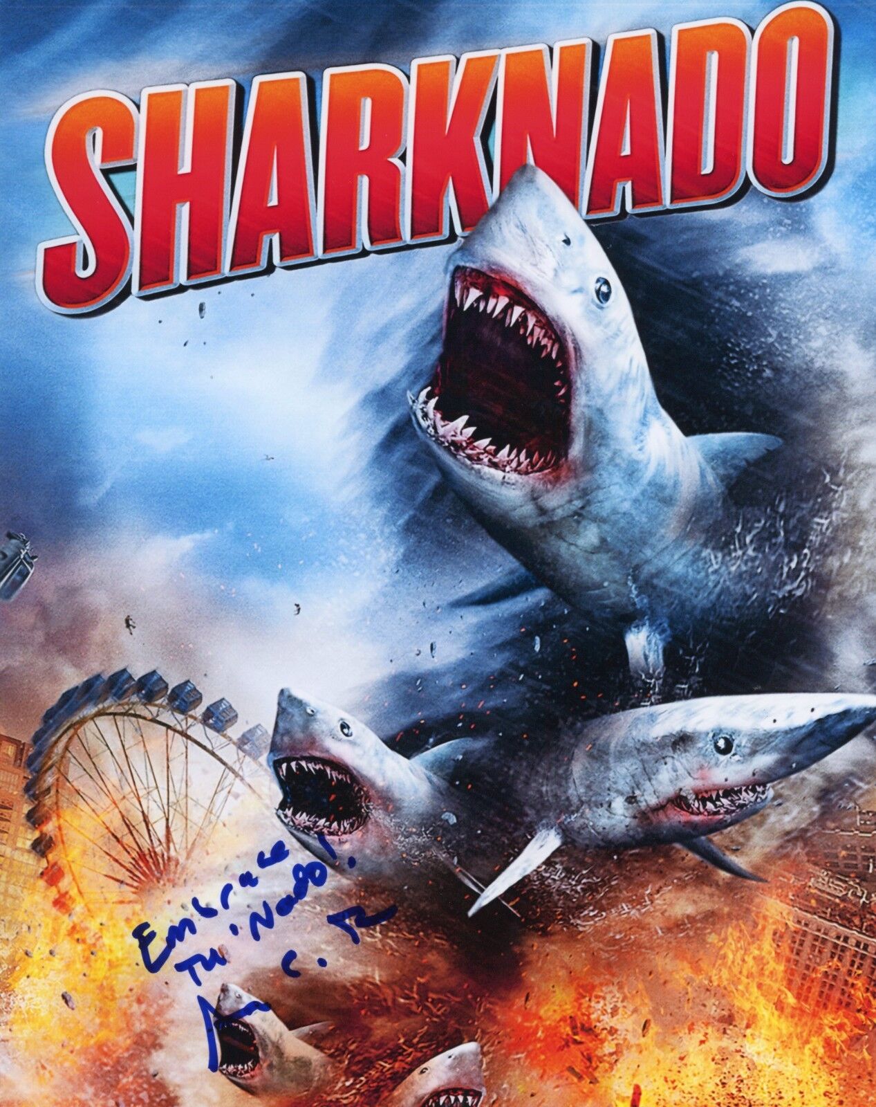 ~~ ANTHONY C. FERRANTE Authentic Hand-Signed SHARKNADO Director