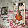 Music - Vintage Metal Signs - 20*30cm/30*40cm - Music&Warning