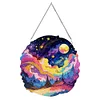 Diamond Painting Acrylic Single-Sided Coloured Clouds Starry Sky Hanging Pendant