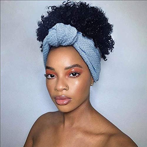 Hot Sexy Kinky Wig with Blue Headband-elleschic