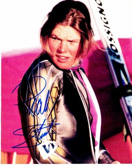 Picabo Street Signed - Autographed Olympic Alpine Ski Racer 8x10 inch Photo Poster painting