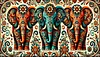 Luxury AB Velvet Diamond Painting Kit - Elephant